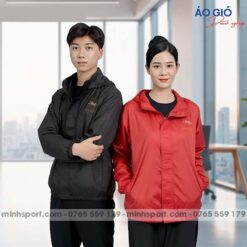 may áo khoác gió đồng phục