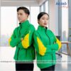 may áo khoác gió đồng phục