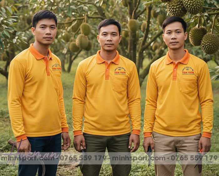 áo thun đồng phục dài tay