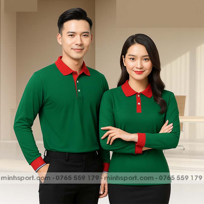áo thun đồng phục dài tay