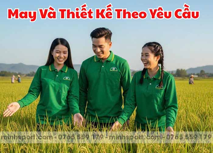 áo thun đồng phục dài tay