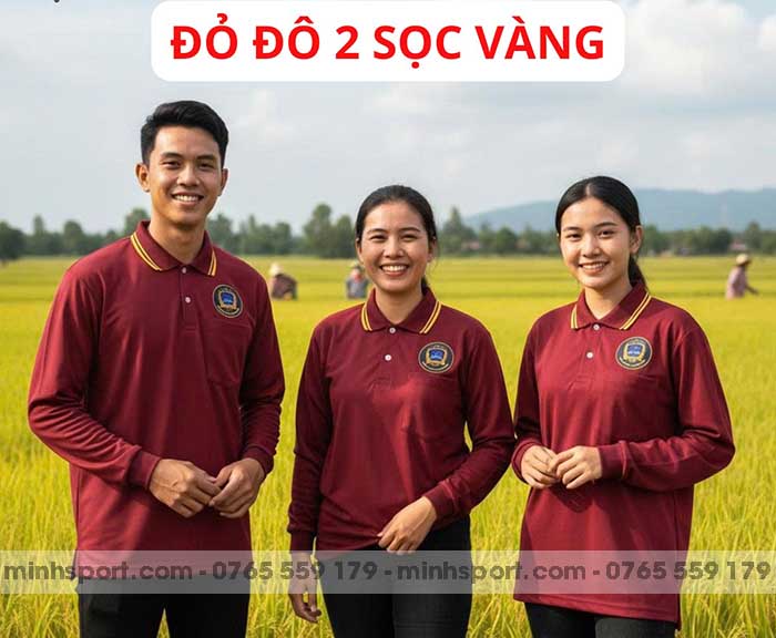 áo thun đồng phục dài tay