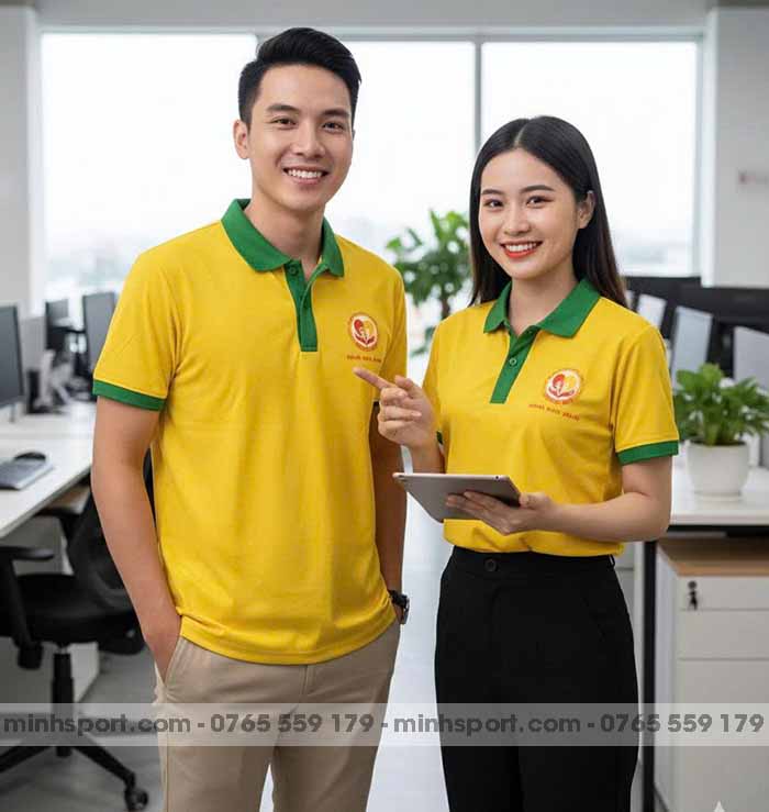 in áo polo theo yêu cầu