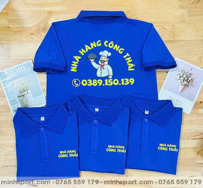 in áo polo theo yêu cầu