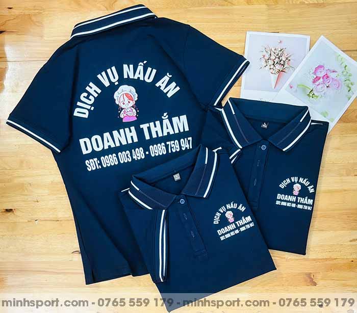 in áo polo theo yêu cầu