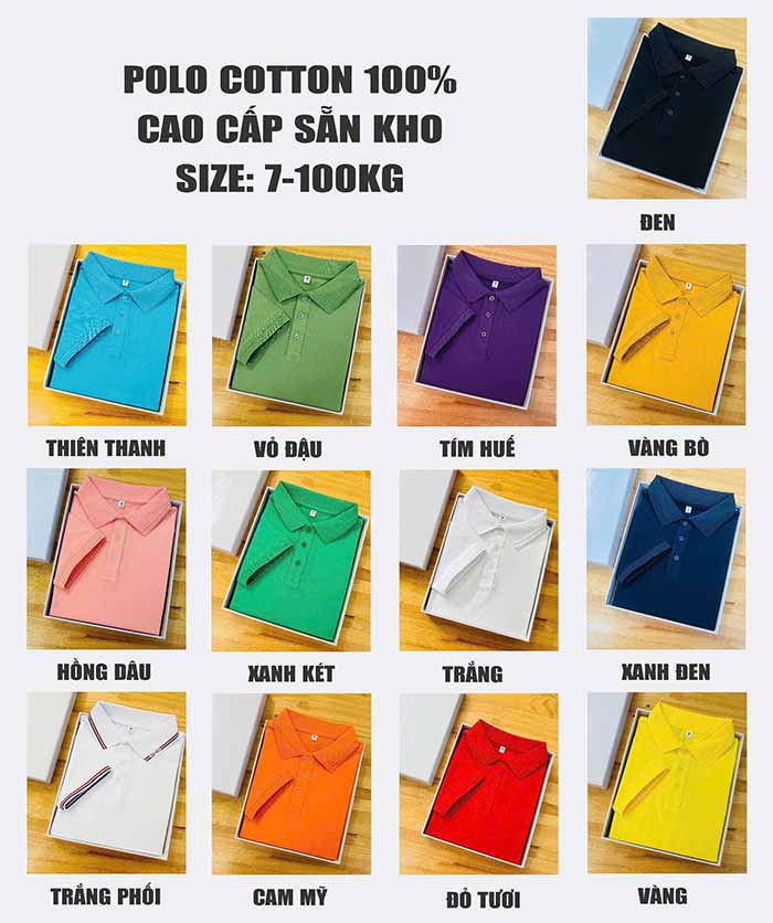 in áo thun đồng phục cotton 100%