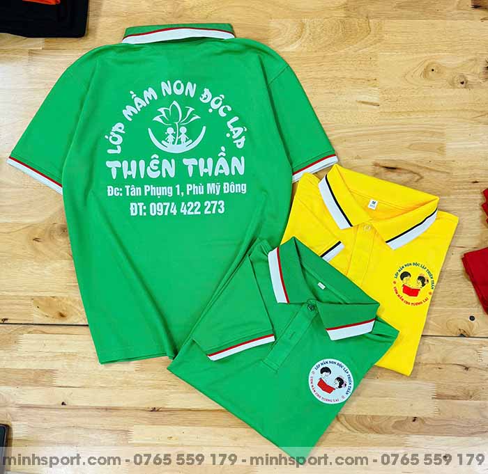 in áo thun đồng phục cotton 100%