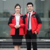 may áo khoác gió đồng phục