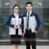 may áo khoác gió đồng phục