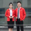 may áo khoác gió đồng phục