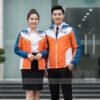 may áo khoác gió đồng phục