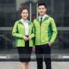 may áo khoác gió đồng phục