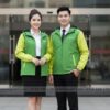 may áo khoác gió đồng phục