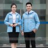 may áo khoác gió đồng phục