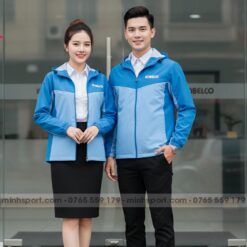 may áo khoác gió đồng phục