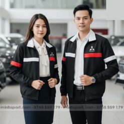 may áo khoác gió đồng phục