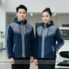 may áo khoác gió đồng phục