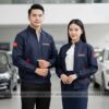 may áo khoác gió đồng phục