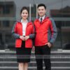 may áo khoác gió đồng phục