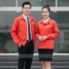 may áo khoác gió đồng phục