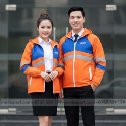 may áo khoác gió đồng phục