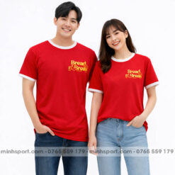 áo thun đồng phục cổ tròn