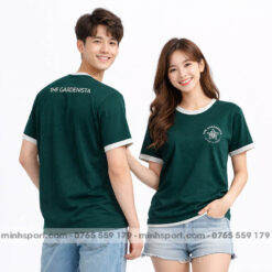 áo thun đồng phục cổ tròn