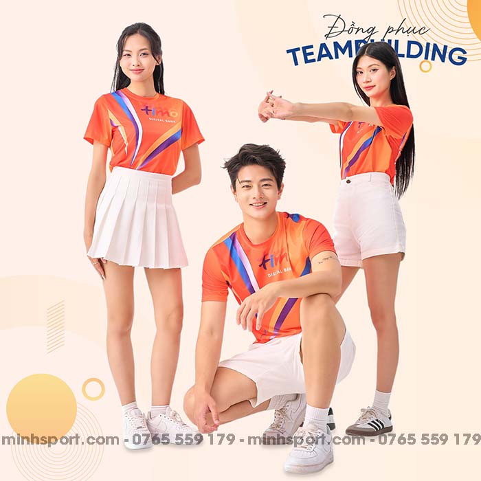 áo thun đồng phục cổ tròn