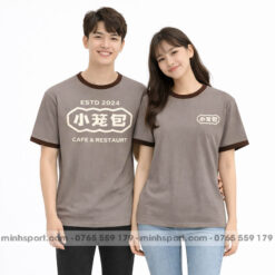 áo thun đồng phục cổ tròn