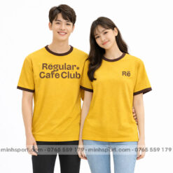 áo thun đồng phục cổ tròn