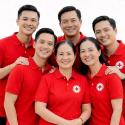 áo thun đồng phục hội chữ thập đỏ việt nam