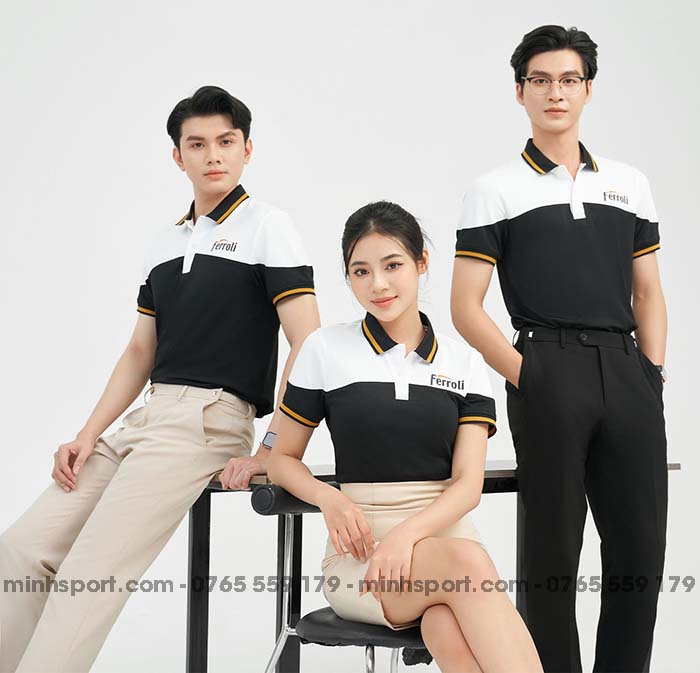 áo thun polo đồng phục có cổ