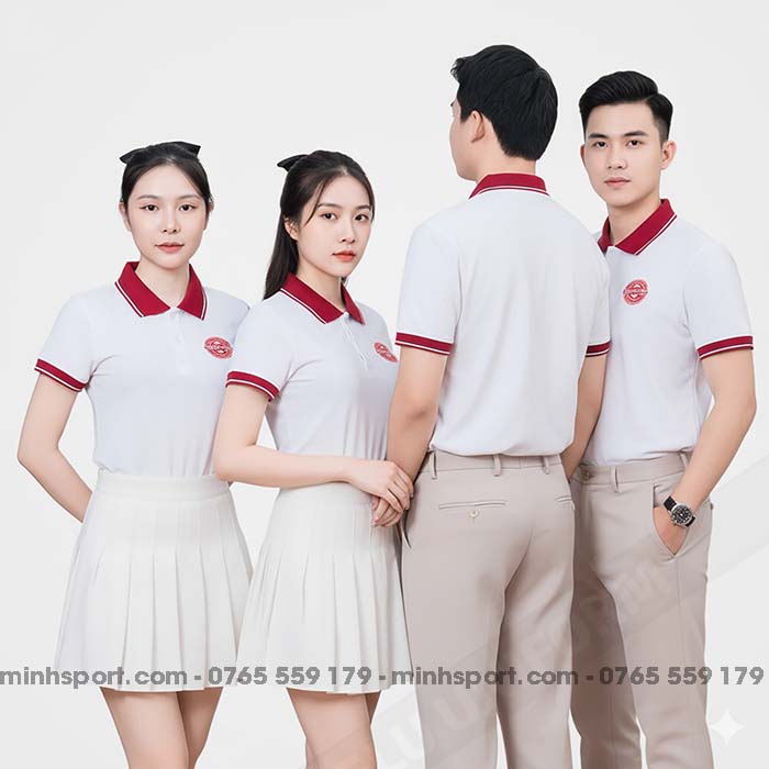 áo thun polo đồng phục có cổ
