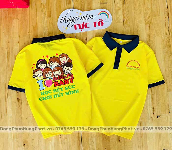 in áo thun đồng phục số lượng ít theo yêu cầu