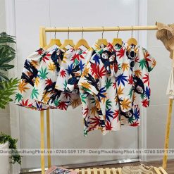 sét đồ bộ quần áo họa tiết đi biển đẹp