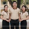 áo thun đồng phục họp lớp 10 năm màu be