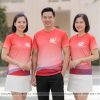 áo thun đồng phục họp lớp 15 năm cổ tròn màu đỏ