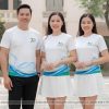 áo thun đồng phục họp lớp 20 năm cổ tròn màu trắng