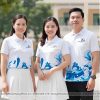 áo thun đồng phục họp lớp 20 năm in hoa tiết