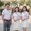 áo thun đồng phục họp lớp 20 năm màu trắng viền đỏ