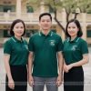 áo thun đồng phục họp lớp 35 năm màu xanh rêu