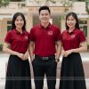 áo thun đồng phục họp lớp màu đỏ