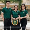 áo thun đồng phục họp lớp màu xanh rêu