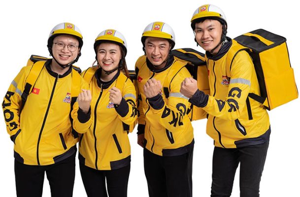 đơn hàng 155 áo khoác đồng phục công ty goka