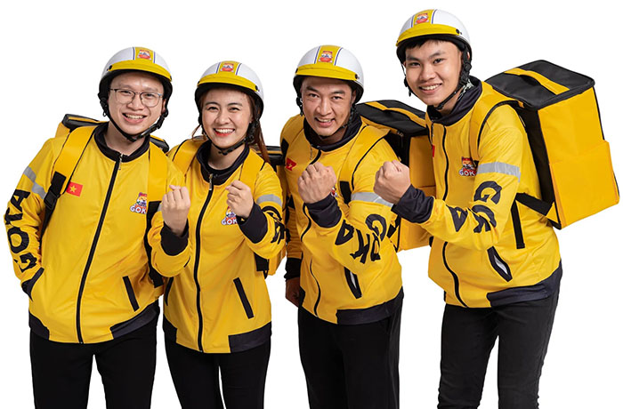 đơn hàng 155 áo khoác đồng phục công ty goka
