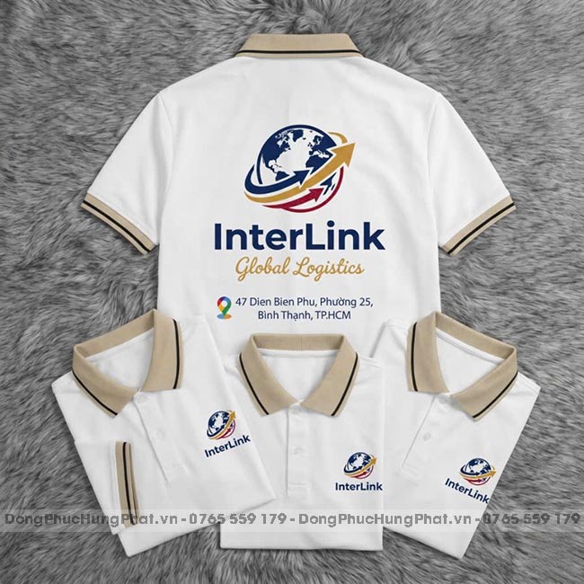 in áo thun theo yêu cầu công ty Inter Link ở TPHCM