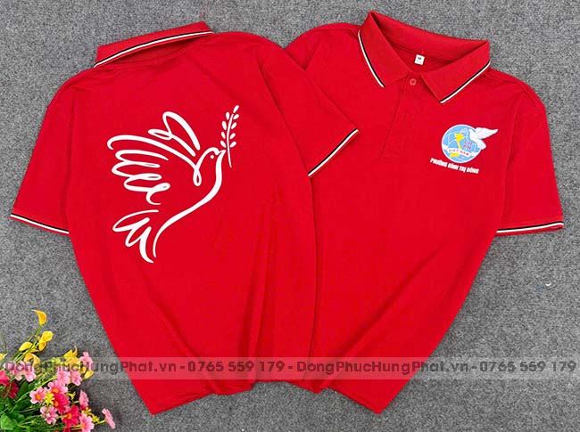 in áo thun theo yêu cầu cho Hội phụ nữ phường Bình Trị Đông ở TPHCM