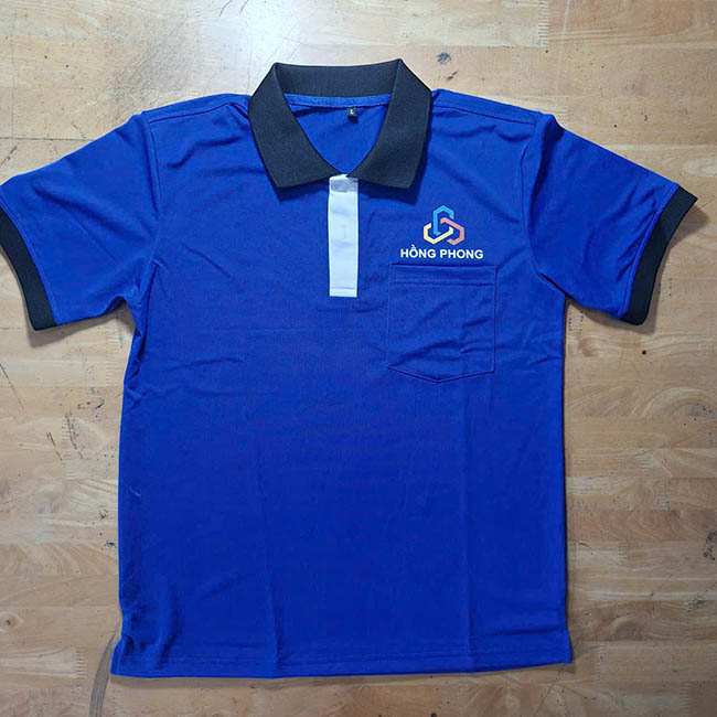 may 300 áo thun công nhân cho công ty inox hồng phong - bình dương