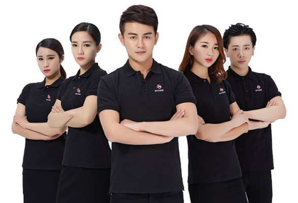 may áo thun đồng phục công nhân giá rẻ