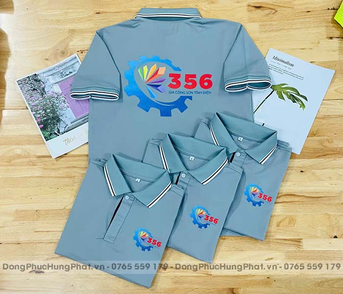 may áo thun đồng phục công nhân giá rẻ